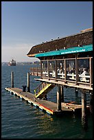 Antony seafood restaurant. San Diego, California, USA (color)
