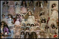 Danish dolls at Andersen gift shop. California, USA (color)