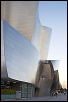 Frank Gehry desined Walt Disney Concert Hall exterior. Los Angeles, California, USA (color)