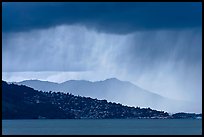 Storm clouds across the San Francisco Bay. California, USA (color)