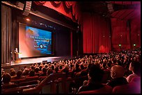 Palace of Fine Arts Theater, with Dayton Duncan presenting new documentary film. San Francisco, California, USA
