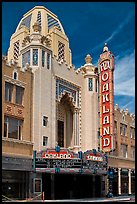Moorish style Oakland Fox Theater. Oakland, California, USA (color)