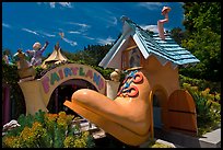 Entrance of Fairyland. Oakland, California, USA (color)