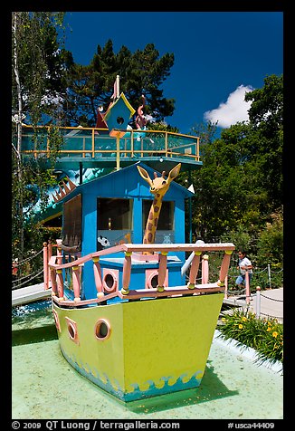 Boat, Children Fairyland. Oakland, California, USA