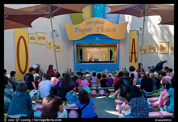 Storybook Puppet theater, Fairyland. Oakland, California, USA