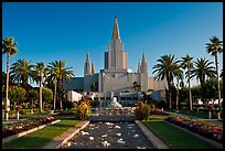 Oakland California LDS (Mormon) Temple. Oakland, California, USA ( color)