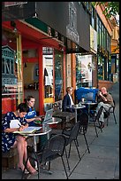 Cafe. Berkeley, California, USA (color)