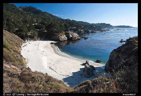 Gibson Beach. Point Lobos State Preserve, California, USA (color)
