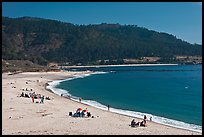 Carmel River Beach and Carmel Bay. Carmel-by-the-Sea, California, USA ( color)