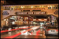 Cannery Row on a rainy night. Monterey, California, USA ( color)