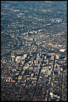 Aerial View of downtown. San Jose, California, USA (color)