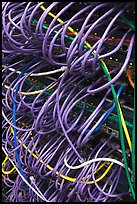 Computer cords. Menlo Park,  California, USA ( color)