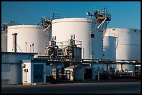Oil tanks, Richmond. Richmond, California, USA (color)