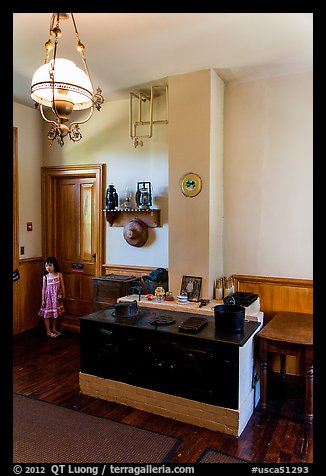 John Muir's office, John Muir National Historic Site. Martinez, California, USA (color)