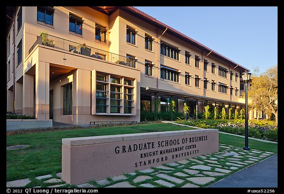 Knight Management Center, Graduate School of Business. Stanford University, California, USA (color)