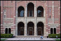 Facade of Royce Hall, University of California at Los Angeles, Westwood. Los Angeles, California, USA ( color)