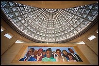 City of Dreams by Richard Wyatt and Dome, Union station. Los Angeles, California, USA ( color)