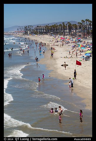 Beach, Oceanside. California, USA (color)