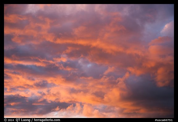 Clouds at sunset. California, USA (color)