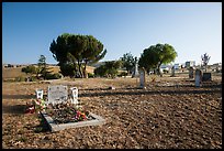 Cemetery. San Juan Bautista, California, USA ( color)
