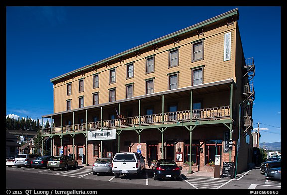 Truckee Hotel, Truckee. California, USA (color)