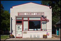 One-room Modoc County Library, Cedarville. California, USA ( color)