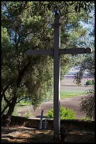 Cemetery, Mission San Juan. San Juan Bautista, California, USA ( color)