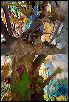 Artificial tree branches inside Salvation Mountain. Nyland, California, USA ( color)
