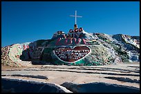 Frontal view of Salvation Mountain. Nyland, California, USA ( color)