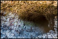 Skull Cave entrance. Lava Beds National Monument, California, USA ( color)