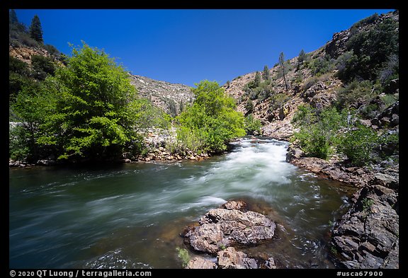 Kern River. Giant Sequoia National Monument, Sequoia National Forest, California, USA (color)