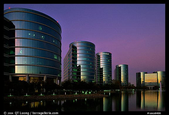 Oracle corporate headquarters. Redwood City,  California, USA (color)