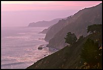 Coastline at sunset. Big Sur, California, USA ( color)