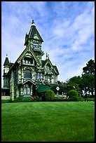 Victorian Carson Mansion, Eureka. California, USA (color)