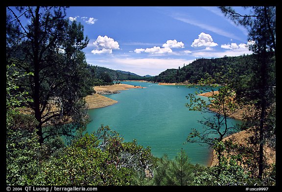 Shasta Lake, Wiskeytown-Shasta-Trinity National Recreation Area. California, USA (color)