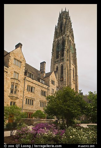 Harkness Tower. Yale University, New Haven, Connecticut, USA (color)