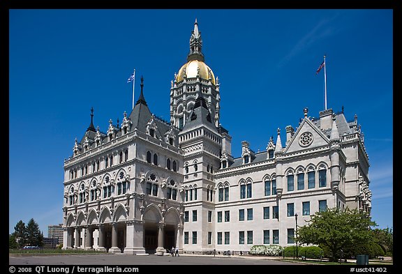 Connecticut State Capitol. Hartford, Connecticut, USA