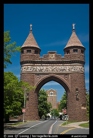 Soldiers and Sailors Memorial Arch, first triumphal arch in the United States. Hartford, Connecticut, USA