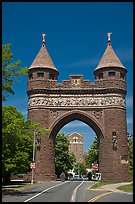Soldiers and Sailors Memorial Arch, first triumphal arch in the United States. Hartford, Connecticut, USA