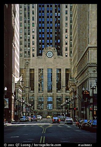 Chicago board of exchange. Chicago, Illinois, USA (color)