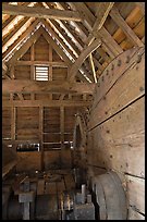 Forge interior, Saugus Iron Works National Historic Site. Massachussets, USA (color)