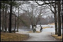 North Bridge, site of the Battle of Concord, Minute Man National Historical Park. Massachussets, USA ( color)