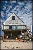 Beach house, Truro. Cape Cod, Massachussets, USA (color)