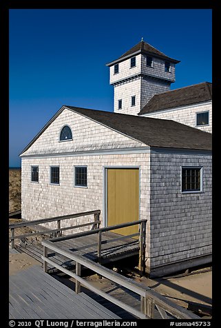 Old Harbor life-saving station, Cape Cod National Seashore. Cape Cod, Massachussets, USA (color)