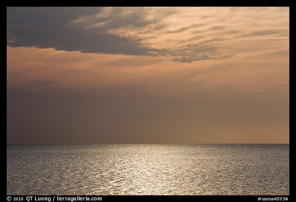 Bay and Sky, Cape Cod National Seashore. Cape Cod, Massachussets, USA
