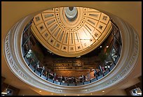 Below the dome, Quincy Market. Boston, Massachussets, USA (color)