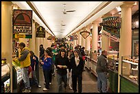 Food hall, Quincy Market Colonnade. Boston, Massachussets, USA (color)