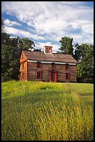 Historic house, Minute Man National Historical Park. Massachussets, USA ( color)