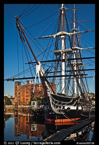 USS Constitution, Boston Historical Park. Boston, Massachussets, USA