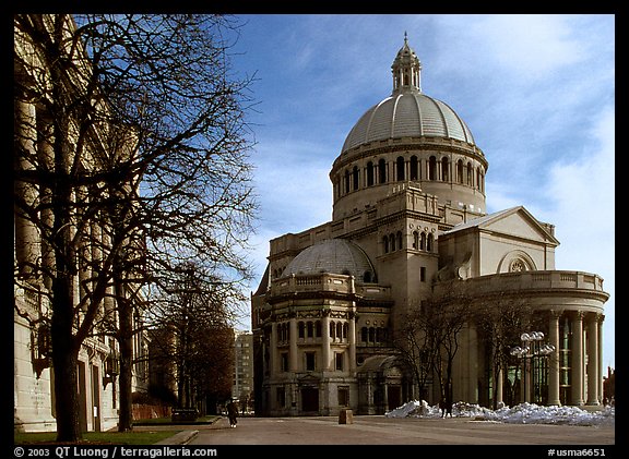 First Church of Christ, Scientist (mother building). Boston, Massachussets, USA (color)